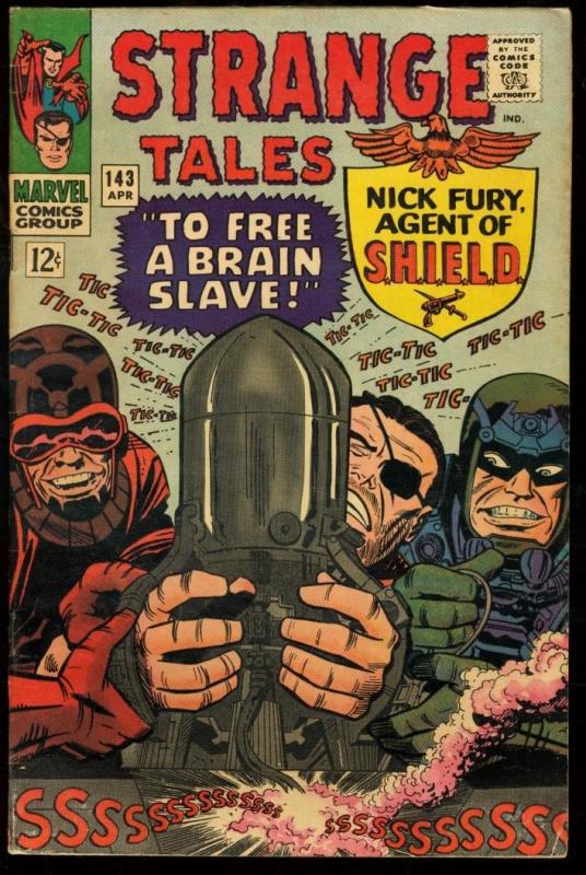 STRANGE TALES #143-NICK FURY/DR. STRANGE-MARVEL G/VG