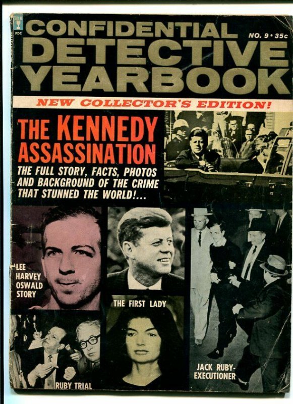 Confidential Detective Yearbook 1964- Kennedy Assassination VG