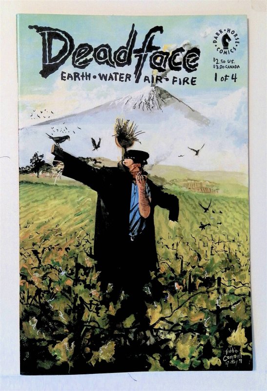 Deadface: Earth, Water, Air, and Fire #1 (July 1992, Dark Horse) 7.5 VF-
