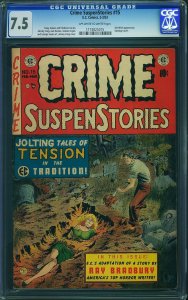 Crime SuspenStories #15 (1953) CGC 7.5