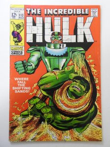 The Incredible Hulk #113 (1969) FN Condition!
