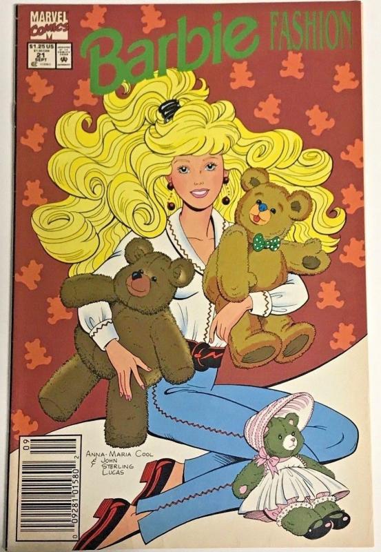 BARBIE FASHION#21 FN 1992 MARVEL COMICS