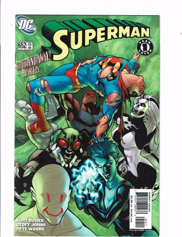 Lot of 5 Superman DC Comics #608 609 650 651 652 CB7