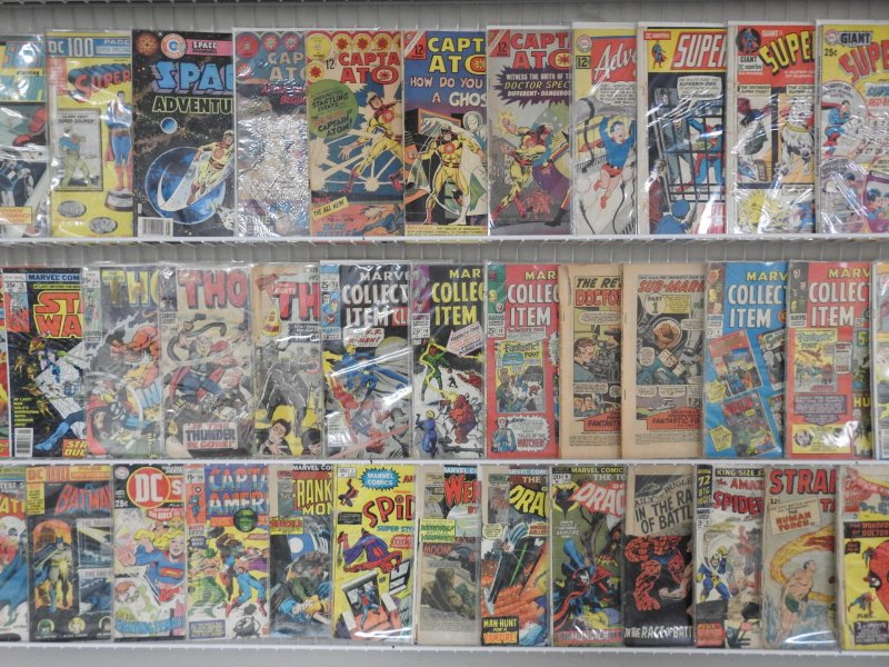 Huge Lot of 180 Bronze/Silver Comics W/ FF, Superboy, Flash! See Description