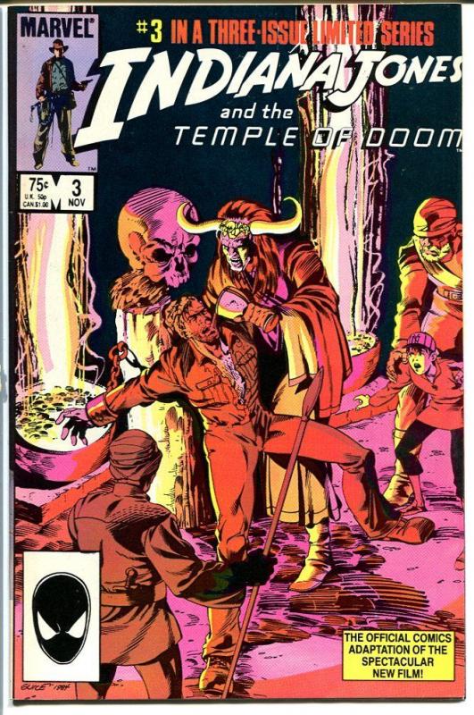 INDIANA JONES AND THE TEMPLE OF DOOM #3-MARVEL VF/NM