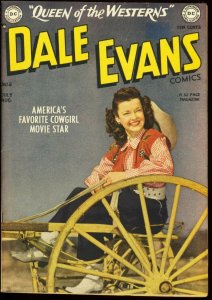 DALE EVANS #6-PHOTO COVER-DC-TOTH WESTERN ART 1949 VF-