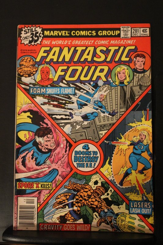 Fantastic Four #201 (1978) High-Grade VF/NM FF vs Baxter Building? Wow!