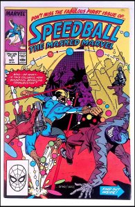 Speedball #1 (1988) Marvel Comics 