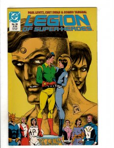 Legion of Super-Heroes #39 (1987) DC Comic Superman Flash OF7