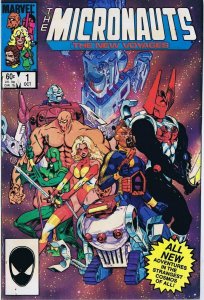 Micronauts The New Voyages #1 ORIGINAL Vintage 1984 Marvel Comics