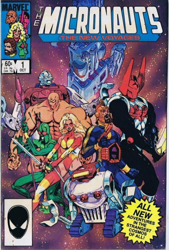 Micronauts the New Voyages #1 ORIGINAL Vintage 1984 Marvel Comics