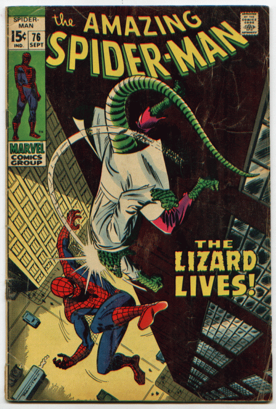 Amazing Spider-Man #76 (Sept 1969) GD/VG 3.0 The Lizard