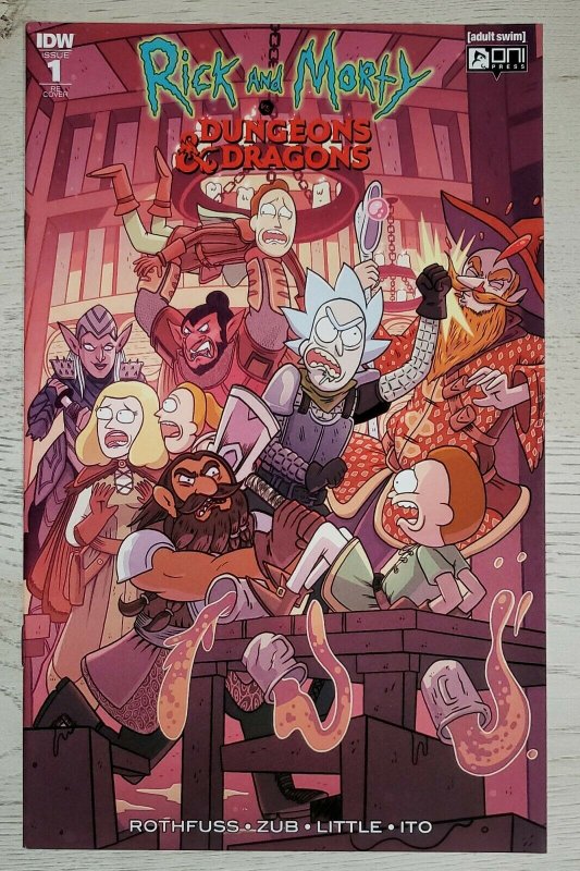 Rick And Morty Vs Dungeons And Dragons 1 Exclusive Marc Ellerby Variant 6328