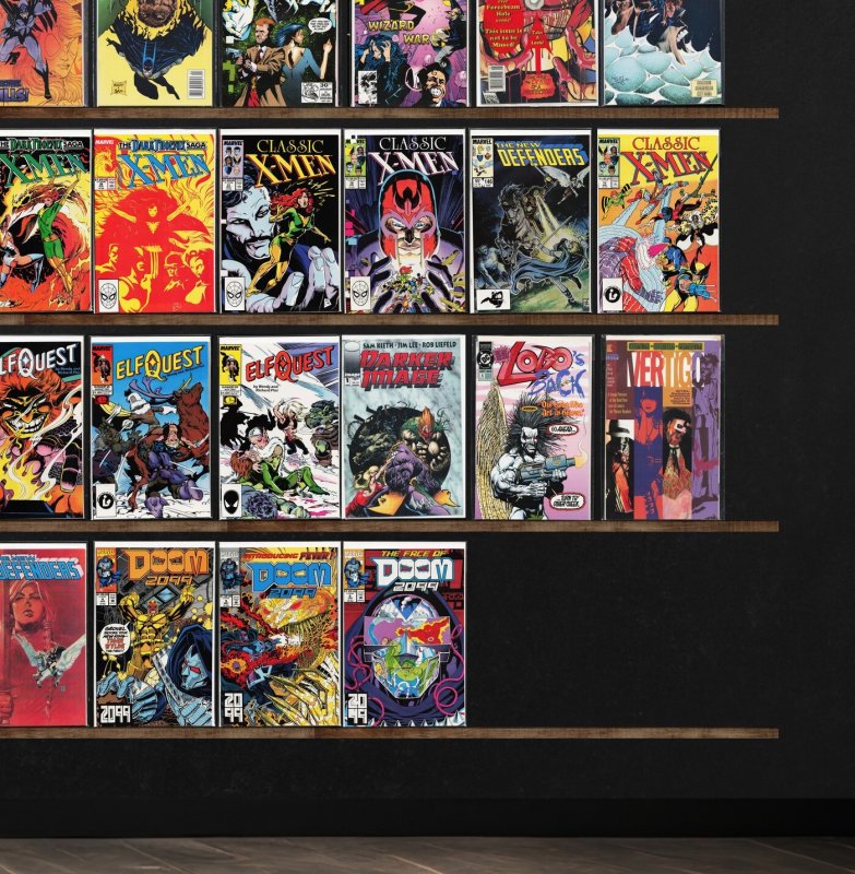 Huge Lot 150+ Comics with Elfquest, Classic X-Men, The Defenders & More!