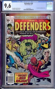 Defenders #44 (1977, Marvel) CGC 9.6 White Pages