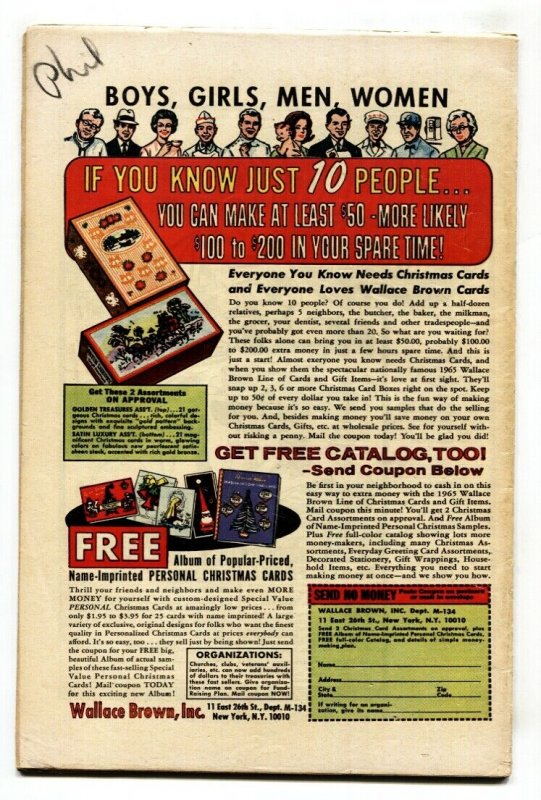 Journey Into Mystery #119 1965-marvel comic book-thor-loki-odin