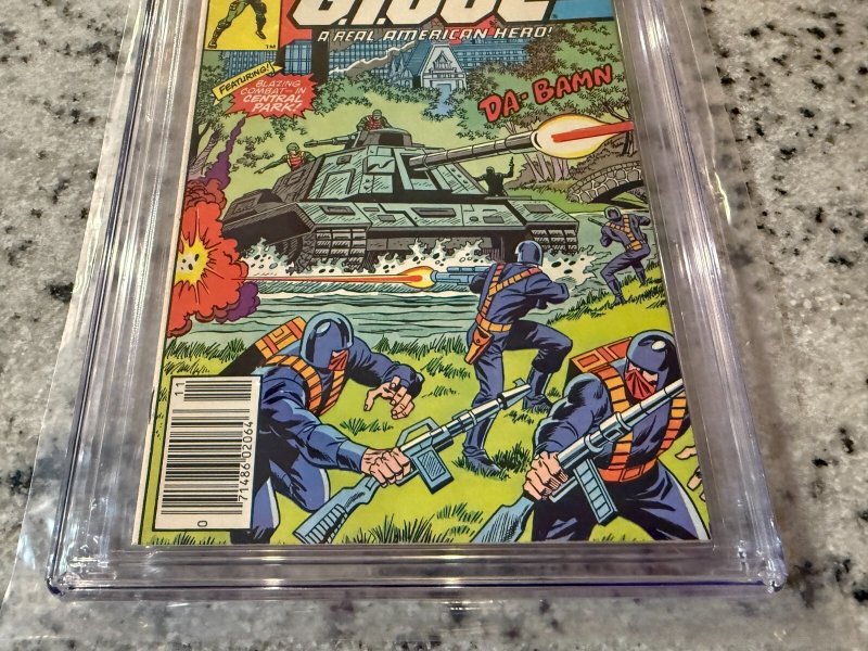 G.I. Joe # 5 CGC 8.0 Marvel Comic Book 1982 Newsstand Variant Larry Hama JH29