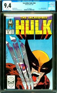 Incredible Hulk #340 CGC Graded 9.6 Hulk vs. Wolverine