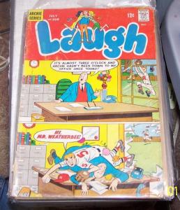 LAUGH  #208  1968 , Archie COMICS   ARCHIE JUGHEAD VERONICA BETTY riverdale tv