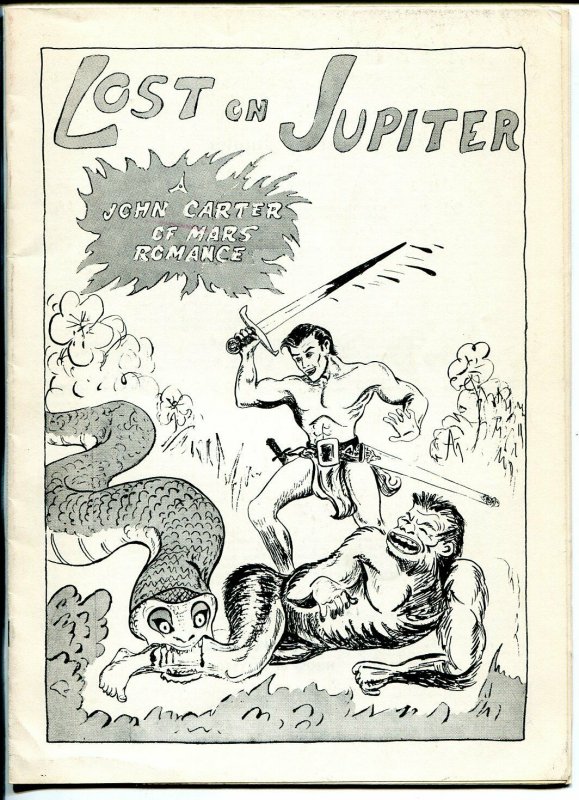 Lost on Jupiter 1960's-ERB-John Carter-Burroughs Bulletin-Gilmour-126 of 250-VF