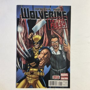 Wolverine In The Flesh 1 2013 Signed by Tim Seeley Marvel NM near mint