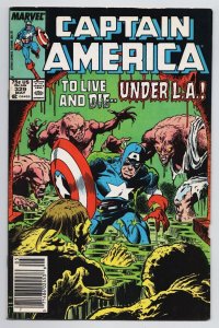 Captain America #329 Demolition Man (Marvel, 1987) FN- 
