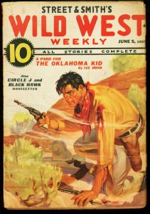 WILD WEST WEEKLY JUNE 5 1937 OKLAHOMA KID PULP VG