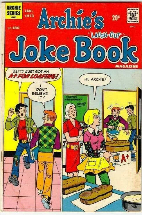 Archie's Joke Book #180 (Jan-73) VG/FN+ Mid-Grade Archie, Betty, Veronica, Re...