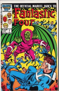 The Official Marvel Index to the Fantastic Four #7 (1986)