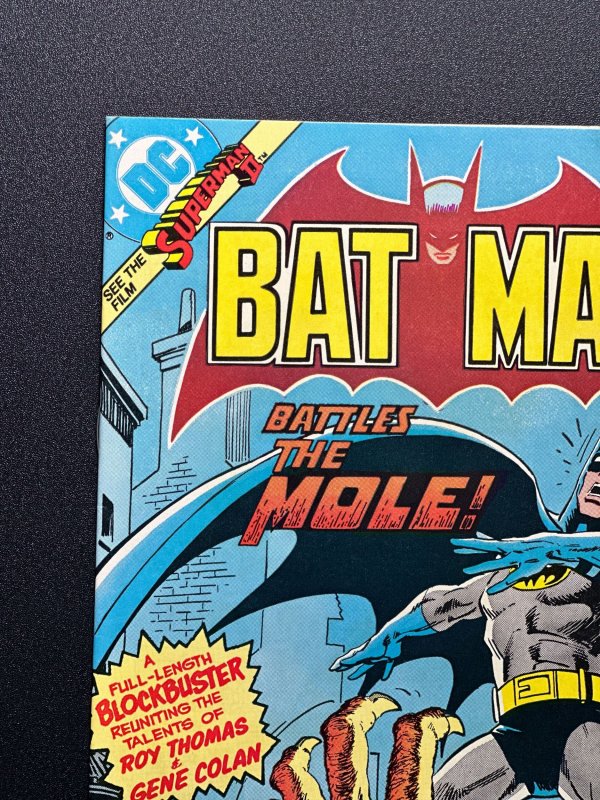 Batman #340 (1981) Jim Aparo Art - The Mole Final Battle - VF+/NM!