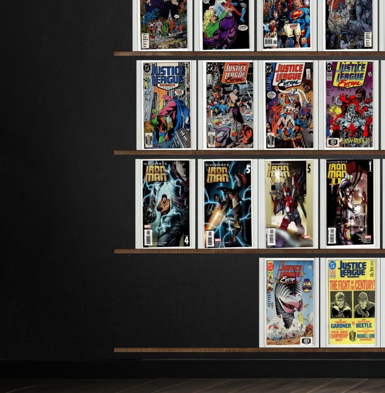 Huge Lot 120+ Comics with Iron Man, Justice League Europe & More!