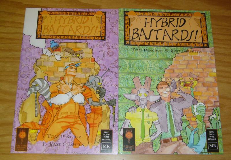 Hybrid Bastards! #1-2 VF/NM complete series - based on greek mythology - ZEUS!