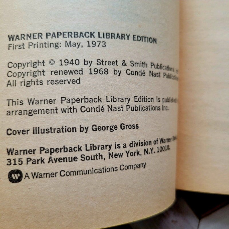 The Avenger #12 Flame Breathers Kenneth Robeson 1973, First Print in Paperback