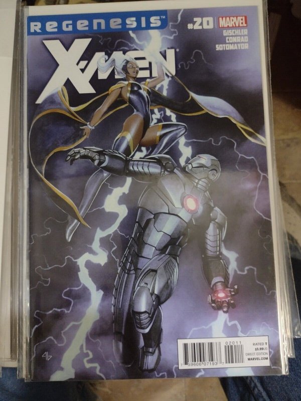 X MEN # 20  2012  Marvel REGENESIS WAR MACHINE SENTINALS