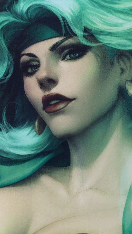 Fire on Human Target 7 Artgerm variant cover VF+