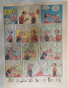 (13) Thimble Theatre (Popeye) by Bud Sagendorf from 1962 Size: 11 x 15 inches