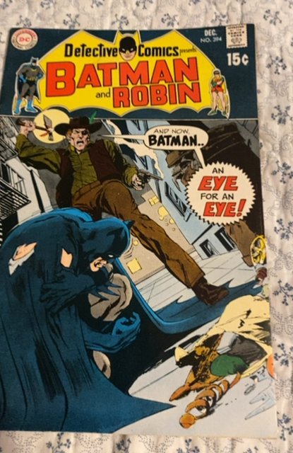 Detective Comics #394 (1969) an eye for an eye VF conf