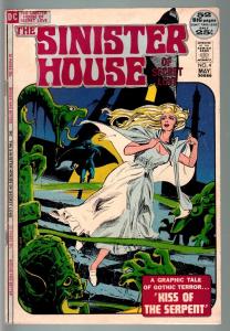 SINISTER HOUSE OF SECRET LOVE #4-RARE DC ROMANCE/HORROR/GOTHIC VG