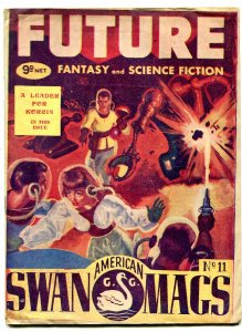 Future Fantasy and Science Fiction #11-British pulp- rare vg/f