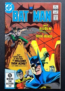 Batman #348 (1982) vs ManBat - Jim Aparo Art - VF/NM!
