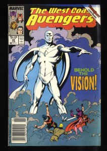 West Coast Avengers #45 FN+ 6.5 Newsstand Variant 1st White Vision!