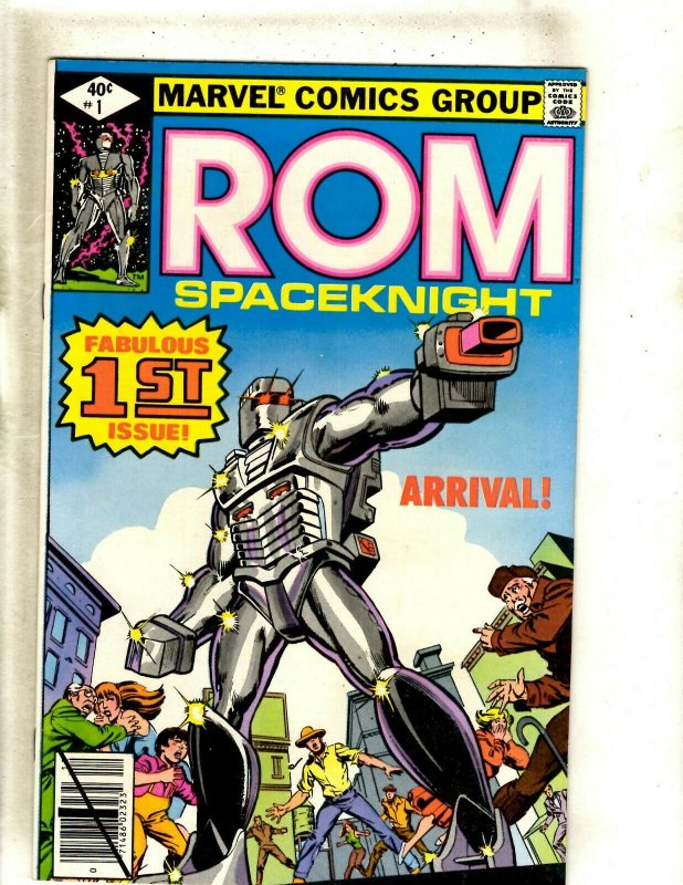 ROM # 1 NM Marvel Comic Book X-Men Spider-Man Avengers Defenders Robot HJ9