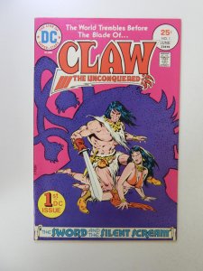 Claw the Unconquered #1 (1975) VF condition