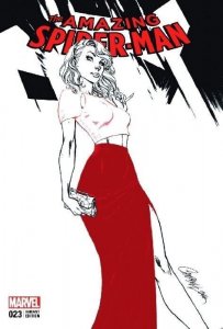 AMAZING SPIDER-MAN #23 & HULK #1  (2017) CAMPBELL B&W & RED CONNECTING VARIANT.