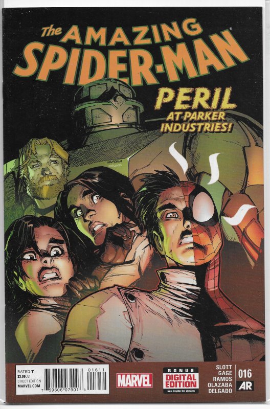 Amazing Spider-Man (vol. 3, 2014) #16 VF/NM Slott/Gage/Ramos, Lizard