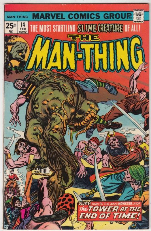 Man-Thing #14 (Mar-75) VF- Mid-High-Grade Man-Thing