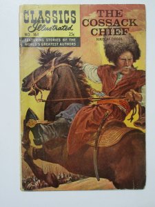 Classics Illustrated- 164 The Cossack Chief by Nikolai Gogol 3rd Ed. HRN 166