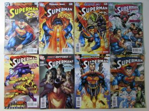 SUPERMAN #217 - 225 Missing 223 VF Eight DC Comics Comic book Lot 