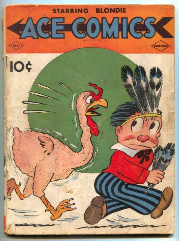 Ace Comics #33 1939- Phantom- Jungle Jim POOR