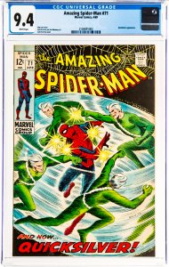 The Amazing Spider-Man #71 (1969) CGC Graded 9.4!